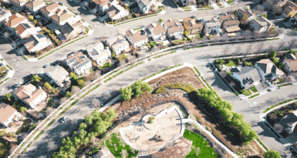 a neighborhood where both a broker and an agent could sell your home for you.